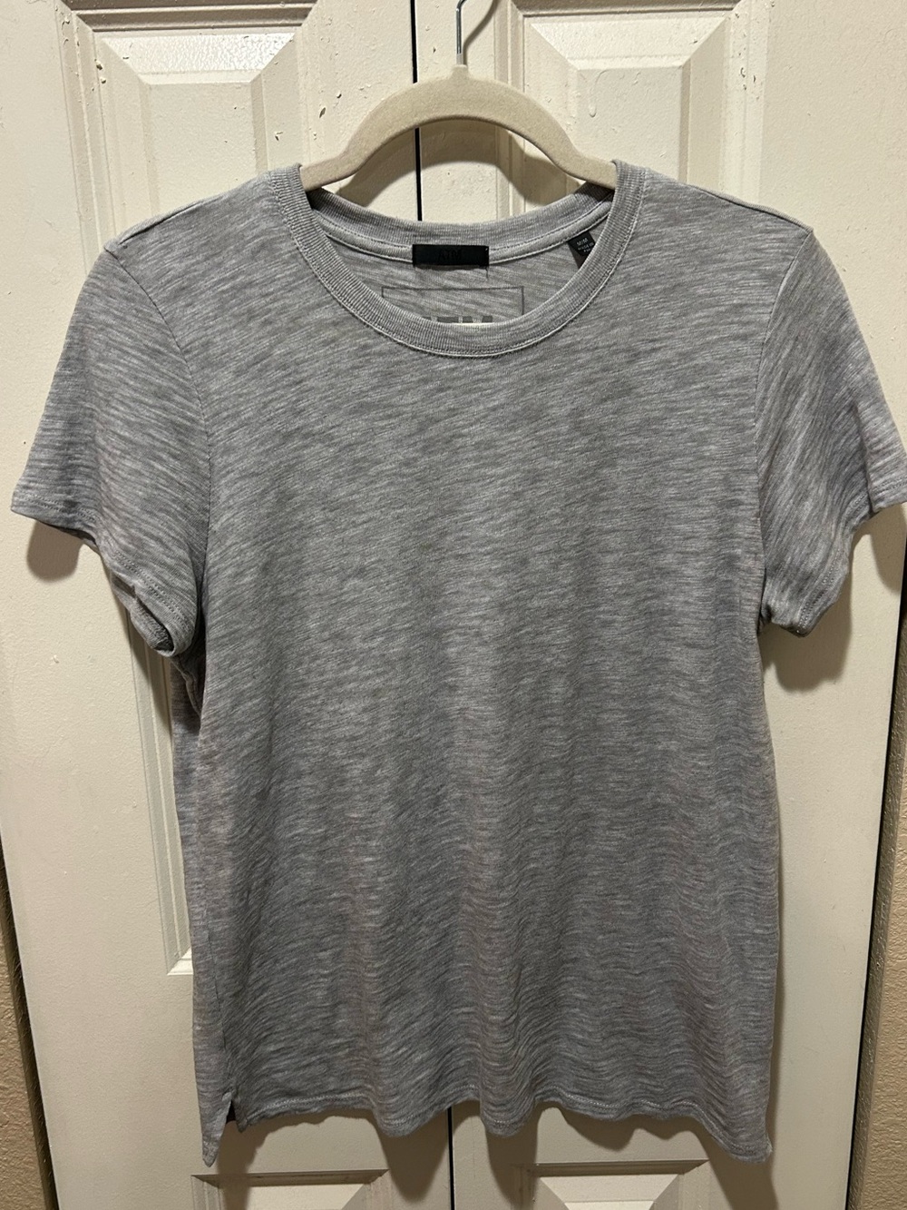ATM Anthony Thomas Melillo Slub Cotton Gray T-Shirt , M